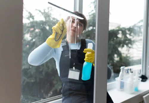 Nettoyage de vitres intérieures et extérieures à Taillette